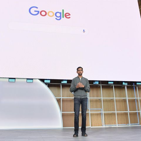 Google-CEO Sundar Pichai hielt die Eröffnungsrede der I/O 2019 in Mountain View