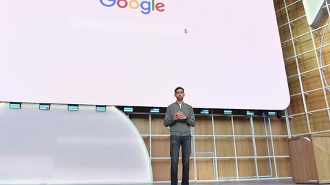 Google-CEO Sundar Pichai hielt die Eröffnungsrede der I/O 2019 in Mountain View