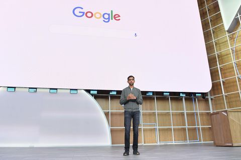 Google-CEO Sundar Pichai hielt die Eröffnungsrede der I/O 2019 in Mountain View