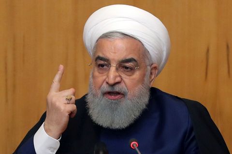 Der iranische Präsident Hassan Ruhani hat einen Teilausstieg seines Landes aus dem Atomabkommen bekanntgegeben