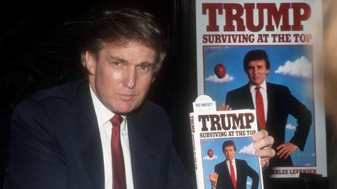 Der heutige US-Präsident Donald Trump 1990