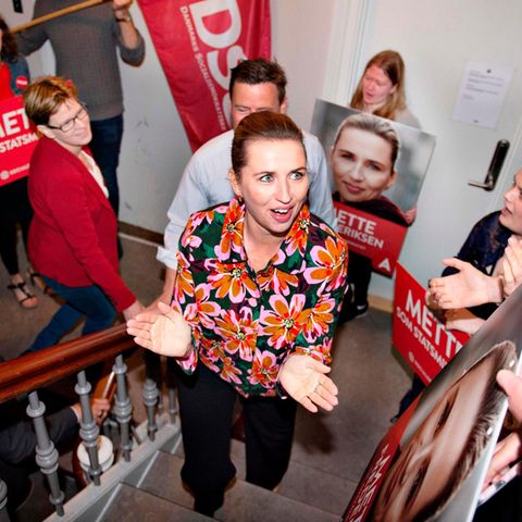 Die Spitzenkandidatin der dänischen Sozialdemokraten, Mette Frederiksen