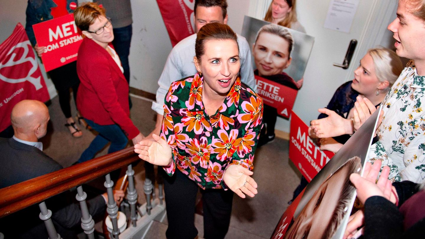 Die Spitzenkandidatin der dänischen Sozialdemokraten, Mette Frederiksen