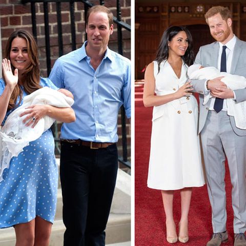 Herzogin Meghan und Prinz Harry präsentieren Baby Sussex