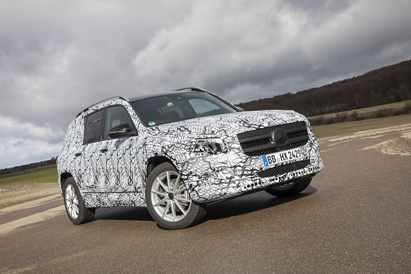 Prototypenerprobung Mercedes GLB