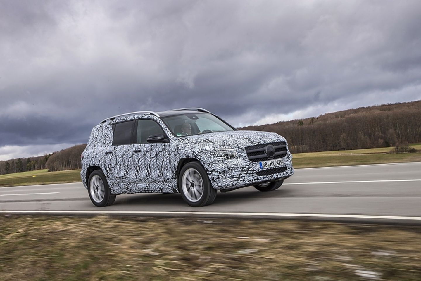 Prototypenerprobung Mercedes GLB