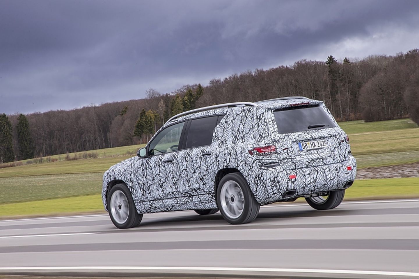 Prototypenerprobung Mercedes GLB
