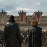 Jon Schnee, Tyrion und Davos sind gemeinsam mit den Unbefleckten vor Königsmund angekommen. Es wird sich zeigen, wie gut sich die dezimierten und erschöpften Truppen aus dem Norden gegen die Goldene Kompanie schlagen wird, sollte es zum Gefecht kommen.