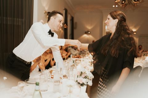 Chad und Sina auf der Hochzeit von Chad