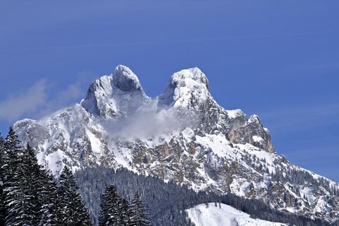 Blick auf das Tannheimer Tal aus der ferne
