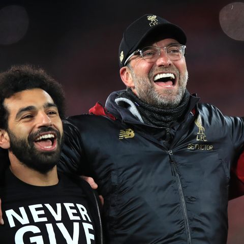Liverpool-Coach Jürgen Klopp hatte jede Menge Spieler zum Feiern, keiner davon kam - zumindest lauf Uefa - aus dem selben Land wie er