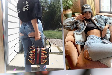 Stars mit Lochjeans : Ist das der neue Jeans-Mode-Trend für den Sommer 2019?