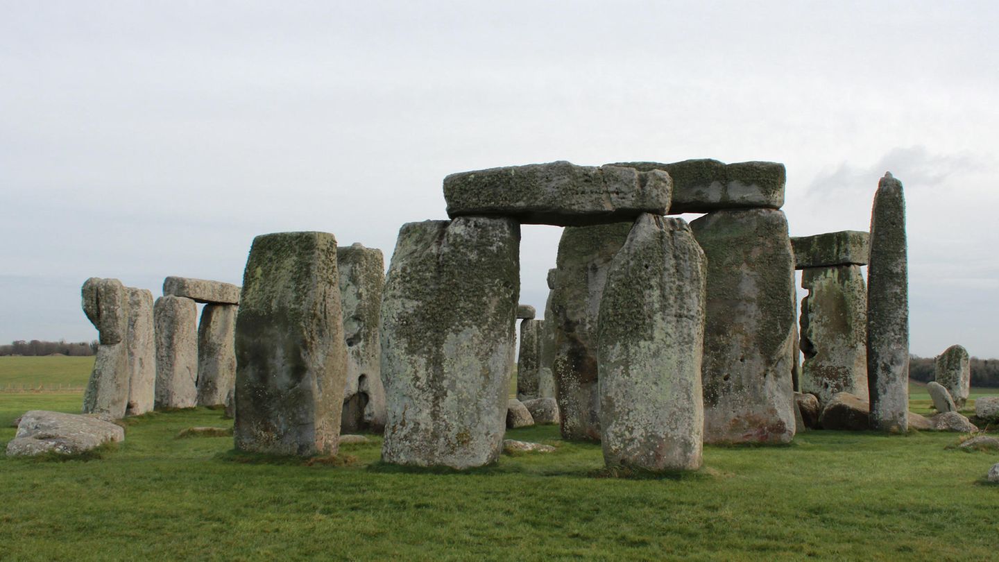 Das historische Denkmal Stonehenge in England