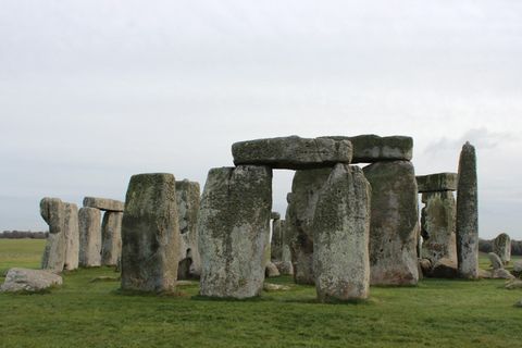 Das historische Denkmal Stonehenge in England