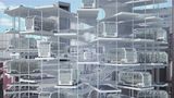 Lobende Erwähnung: Tony Leung, Hong Kong  Vertikale Ladestation für autonome Fahrzeuge der besonderen Art: Diese mobilen Gewächshäuser pendeln zwischen Farmern und Verbrauchern.