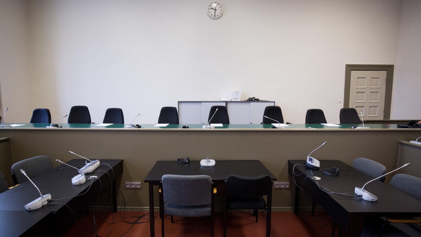 Saal im Hamburger Landgericht