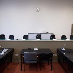 Saal im Hamburger Landgericht