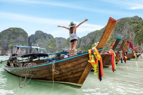 Vor der Sperrung: Maya Bay in Thailand
