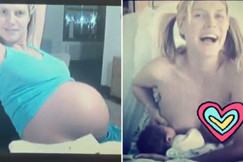 Erinnerungen zum Muttertag auf Instagram: Heidi Klum gewährt intime Einblicke mit Homevideos von ihrer Schwangerschaft