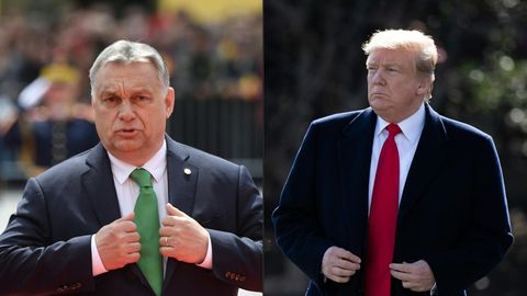 Brüder im Geiste: Ungarns Ministerpräsident Viktor Orban (l.) und US-Präsident Donald Trump (r.)