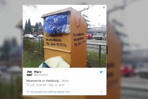 4:1-Niederlage gegen Paderborn: "Am 33. Spieltag schon den Klassenerhalt feiern" – so reagiert Twitter auf das HSV-Debakel