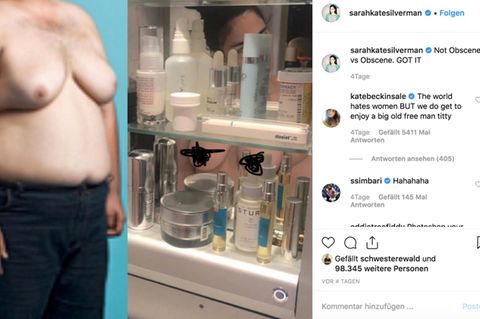 Sarah Silverman wehrt sich gegen die Doppelmoral bei Nacktfotos auf Instagram