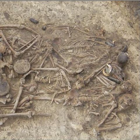 Die Überreste von 15 Menschen, die vor 5000 Jahren ermordet wurden