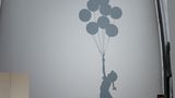 Offenbar ist Richens ein Bansky Fan: Girl with Balloons.