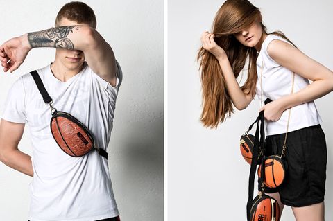 Bal Designs macht Taschen aus alten Basketbällen