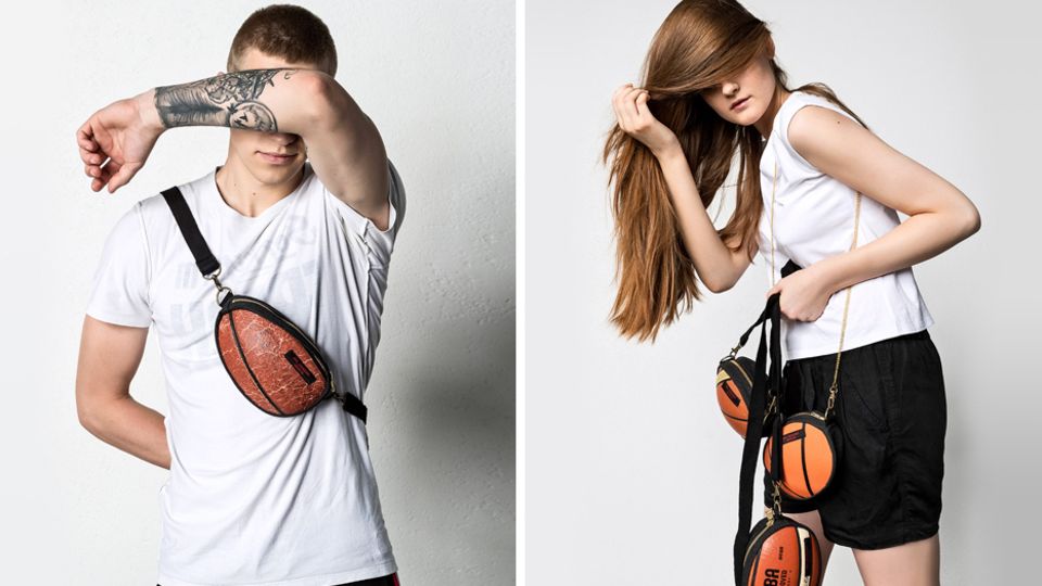 Bal Designs macht Taschen aus alten Basketbällen