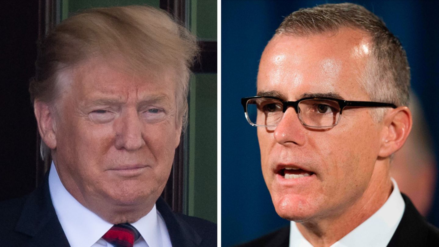 Donald Trump Andrew McCabe