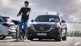 Fahrradfahrer werden auch im toten Winkel erkannt