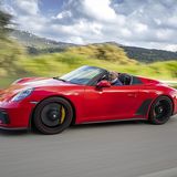 Der Porsche 911 Speedster erreicht nach vier Sekunden Landstraßentempo