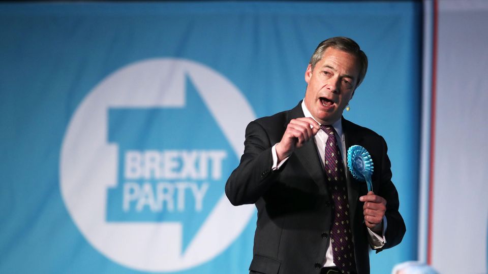 Nigel Farage tritt mit der Brexit-Partei bei der Europawahl an