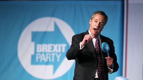 Nigel Farage tritt mit der Brexit-Partei bei der Europawahl an