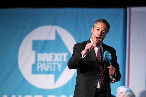 Nigel Farage tritt mit der Brexit-Partei bei der Europawahl an