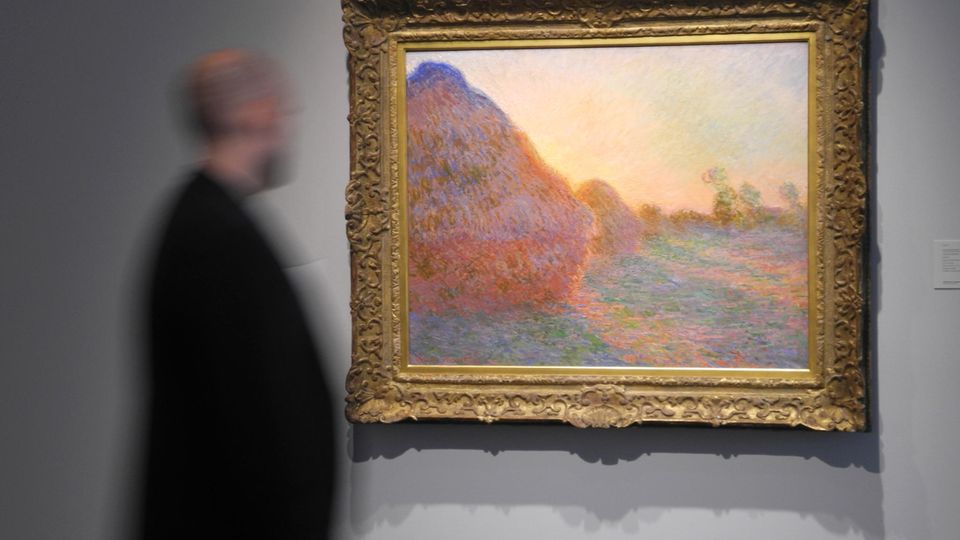Claude Monets Gemälde "Meules" für 98,5 Millionen Euro bei Sotheby's versteigert Claude Monets Gemälde "Meules" für 98,5 Millionen Euro bei Sotheby's versteigert