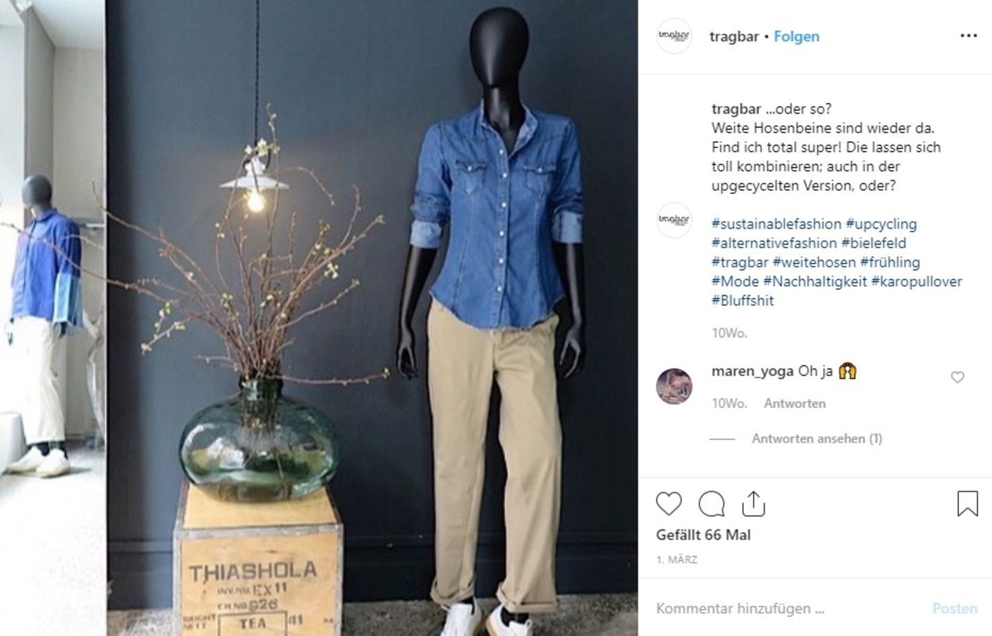 Aus alter Kleidung wird neue