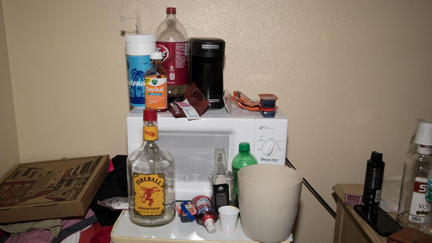 Blick in ein Hotelzimmer in Daytona Beach.