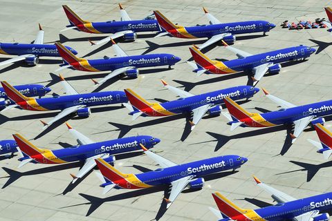 Diese Maschinen vom Typ Boeing 737 MAX 8 sind vom Flugverbot betroffen