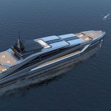 Doch der Umwelt zuliebe ist "The California" mit einem Hybridantrieb ausgestattet: Bis zu fünf Stunden soll die Yacht mit elektrischer Energie aus den 60 Tonnen schweren  Lithium-Akkus versorgt werden.