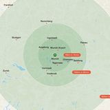 Das Flugtaxi erreicht eine enorme Reichweite für ein Flugerät, dass von Batterien gespeist wird.