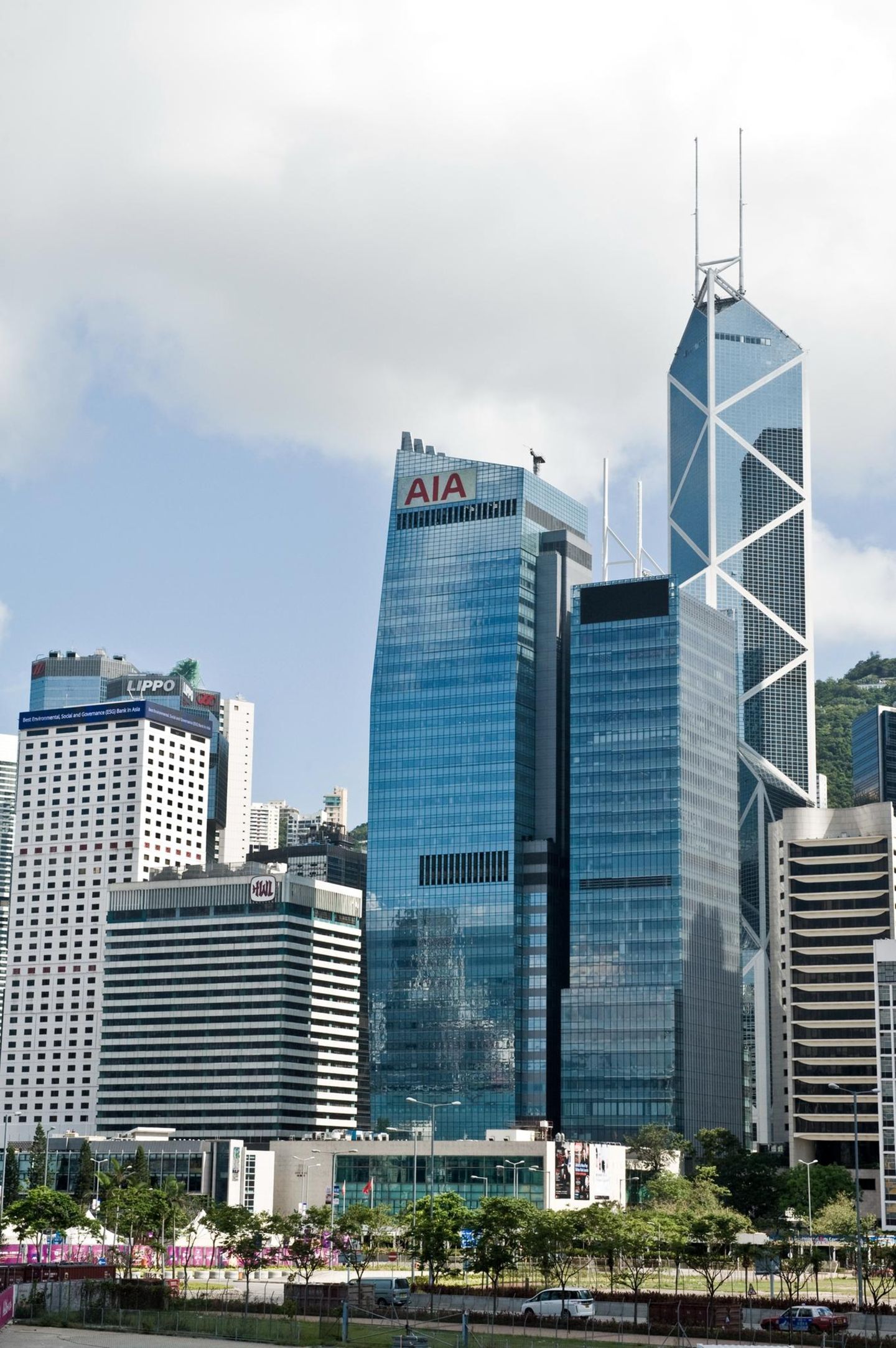 Der Bank of China Tower in Hongkong.