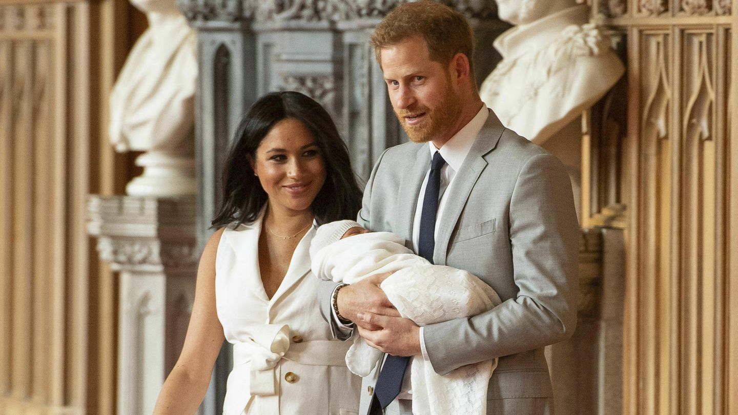 Meghan und Prinz Harry mit dem kleinen Archie