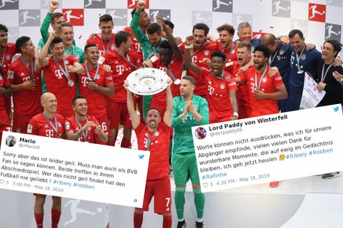 So jubelt der Dauer-Meister: Der FC Bayer ist zum siebten Mal in Folge Deutscher Meister