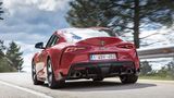 Der Heckspoiler soll beim Toyota GR Supra für Abtrieb sorgen