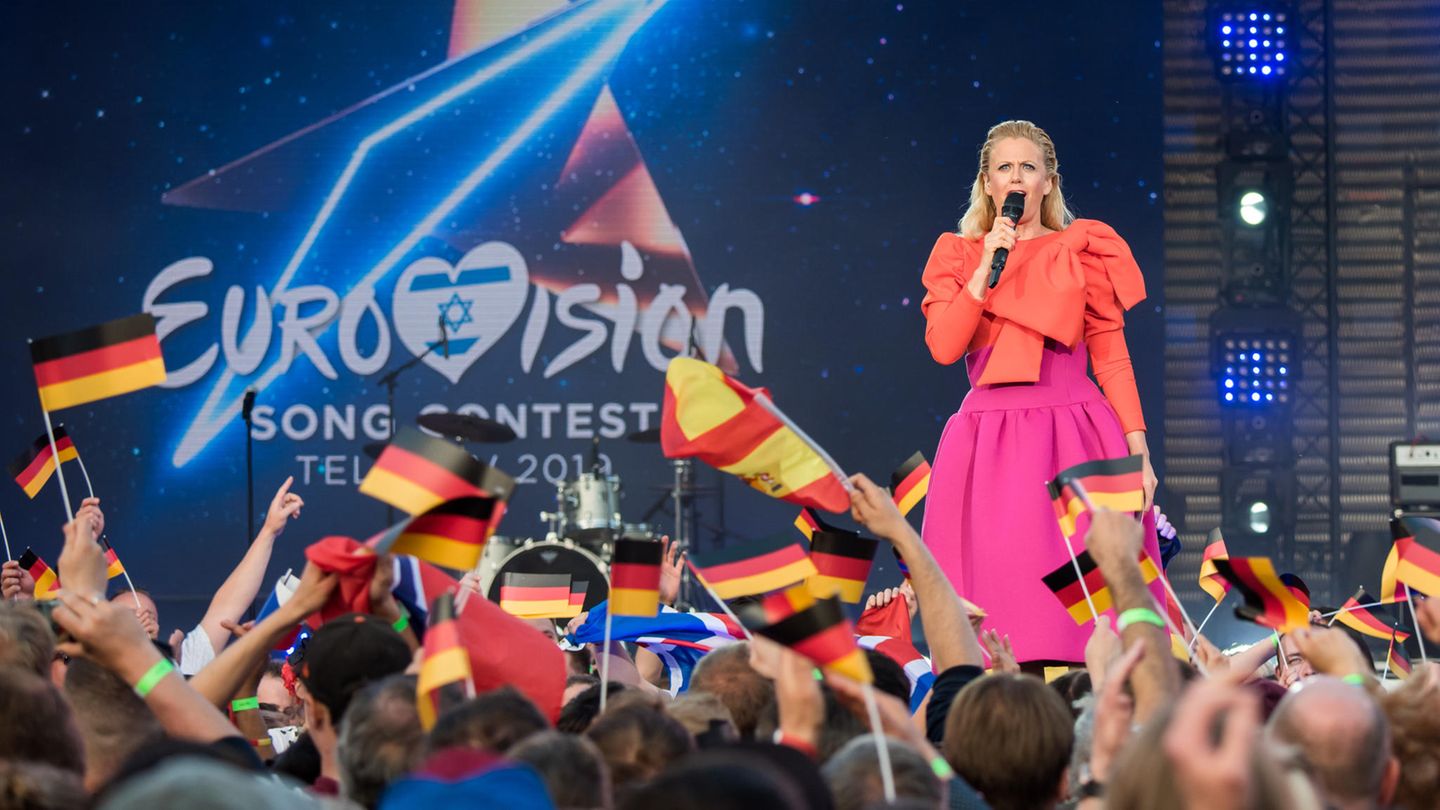 ESC 2019: Barbara Schöneberger beim Public Viewing in Hamburg