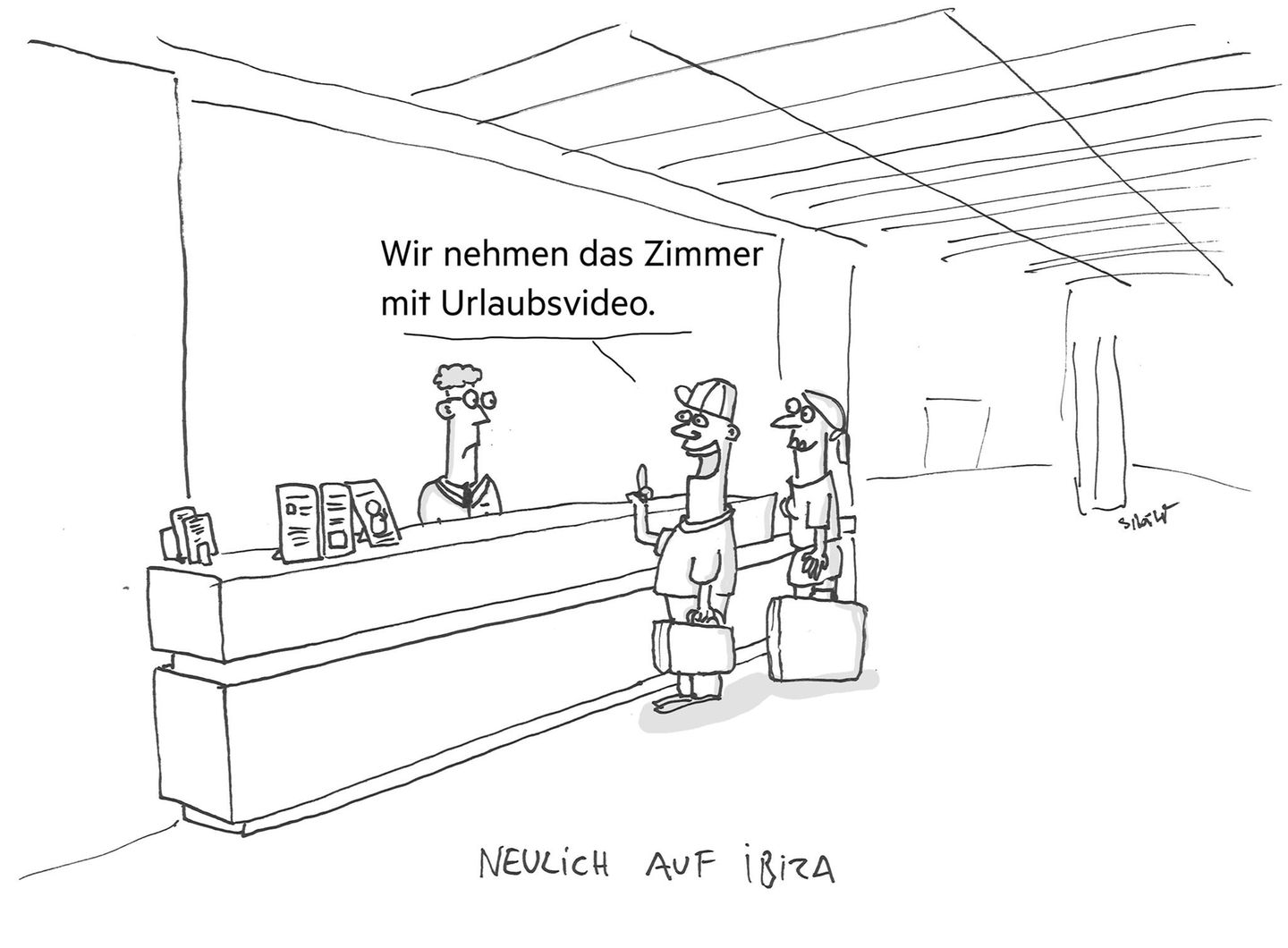 Cartoons von Tobias Schülert: Klimawandel - So schlecht geht es Frau Holle