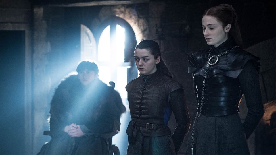 "Game of Thrones" Finale Bran, Arya, Sansa