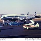 Lufthansa L-1049G auf dem Vorfeld